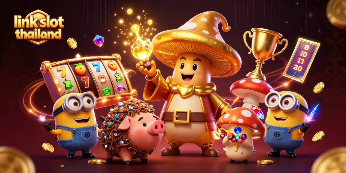 Experience thrilling wins with link slot thailand's enchanting golden wizard character and dynamic slot game elements.
